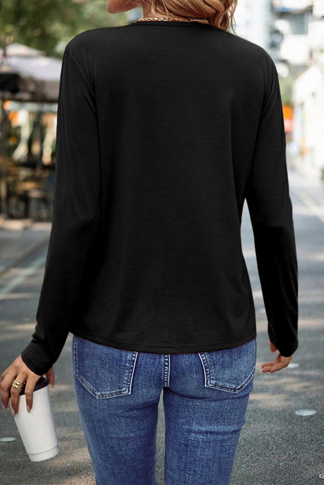 Autumn Asym Long Sleeve Top | S-2XL