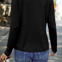  Autumn Asym Long Sleeve Top | S-2XL