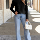  Autumn Asym Long Sleeve Top | S-2XL