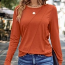  Autumn Asym Long Sleeve Top | S-2XL