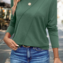  Autumn Asym Long Sleeve Top | S-2XL