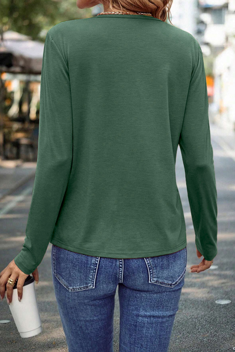 Autumn Asym Long Sleeve Top | S-2XL