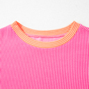  Corded Colorblock Crewneck Tee | S-XL