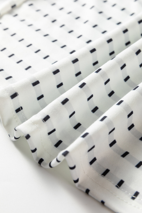 MY DREAM LIFE | Easy Patchwork Stripe Raglan Top | S-XL