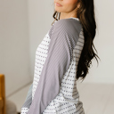  Spring Easy Patchwork Stripe Raglan Top | S-XL