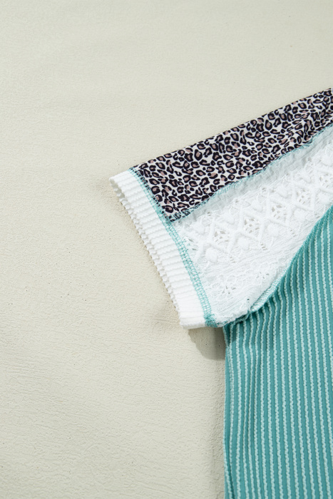 Color Block Lace Leopard Patchwork Twisted Ribbed | S-XL