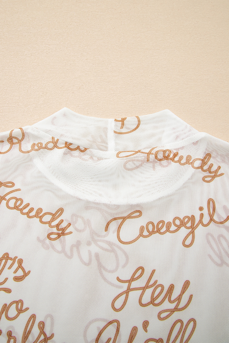 Hey Y’all Rodeo Mesh Top | S-XL