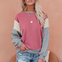  Colorblock Pullover Sweatshirt
