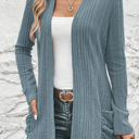  MY DREAM LIFE | Everyday Ribbed Pocket Cardigan | S-XL