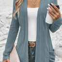  MY DREAM LIFE | Everyday Ribbed Pocket Cardigan | S-XL