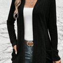  MY DREAM LIFE | Everyday Ribbed Pocket Cardigan | S-XL