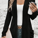  MY DREAM LIFE | Everyday Ribbed Pocket Cardigan | S-XL