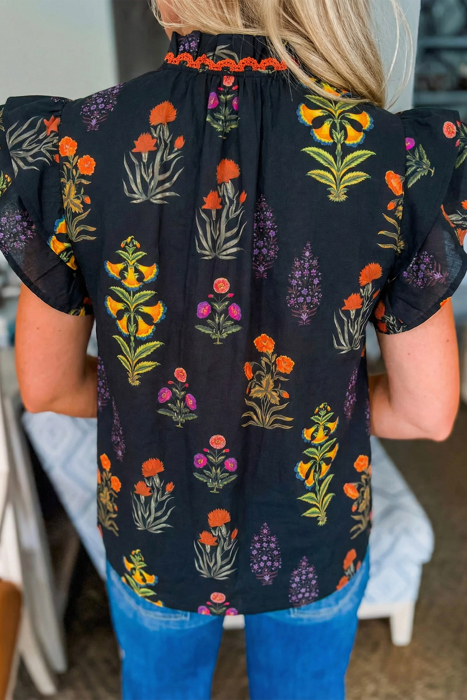 Flora Charm Lace Blouse | S-XL