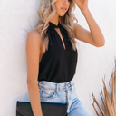  Keyhole Halter Neck Tank | S-XL