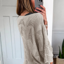  Hollow Out Knit Casual Sweater | S-XL