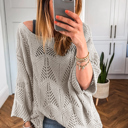  Hollow Out Knit Casual Sweater | S-XL