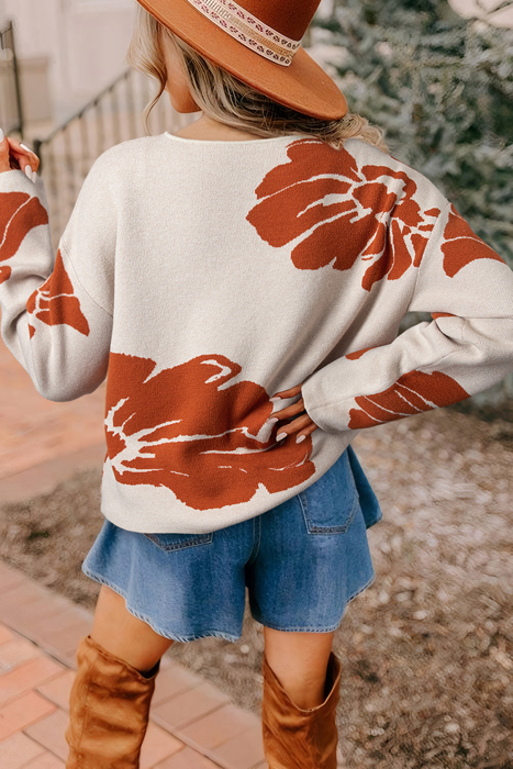 MY DREAM LIFE | Flower Relaxed Fit Dream Sweater | S-XL
