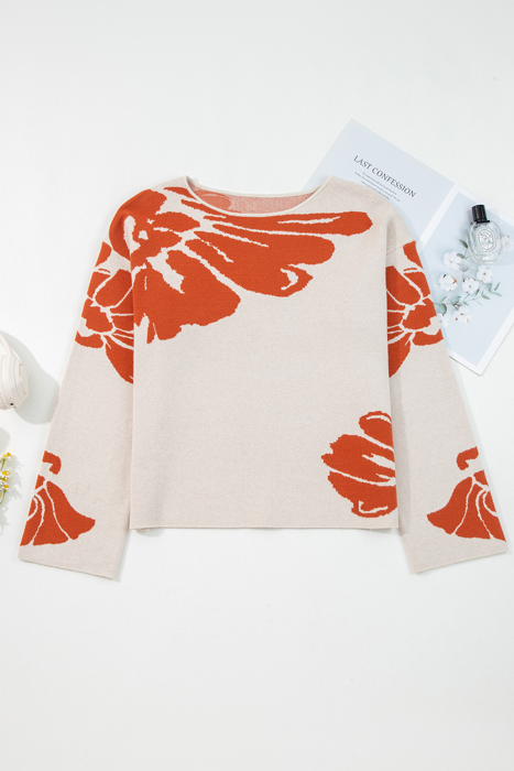 MY DREAM LIFE | Flower Relaxed Fit Dream Sweater | S-XL