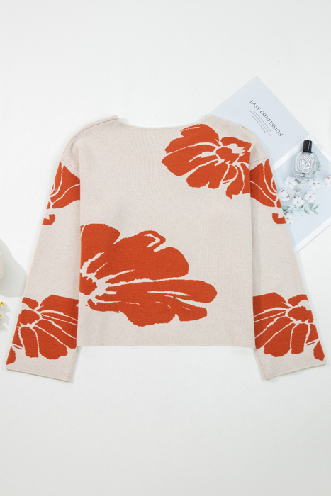 MY DREAM LIFE | Flower Relaxed Fit Dream Sweater | S-XL