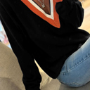  MY DREAM LIFE | Contrast Striped Trim V Neck Varsity Light Sweater | S-XL