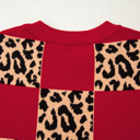  Checkerboard Short Sleeve Knit Sweater | S-XL