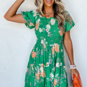  Blossom & Bloom Tiered Dress | S-XL