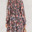  MY DREAM LIFE | My Fall Smocked Bodice Floral Mesh Mini Dress | S-XL