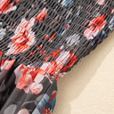  MY DREAM LIFE | My Fall Smocked Bodice Floral Mesh Mini Dress | S-XL