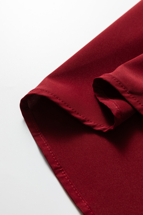 MY DREAM LIFE | Frilled Neck Ribbed Knit Patchwork Mini Dress | S-XL