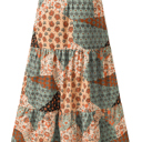  Multicolor Boho Long Maxi Skirt | S-XL