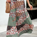  Multicolor Boho Long Maxi Skirt | S-XL