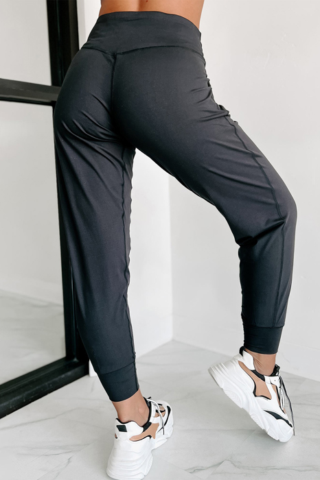 MY DREAM LIFE |High Waist Pocketed Joggers With Exposed Seam | S-XL
