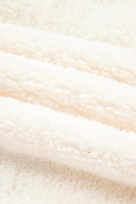 MY DREAM LIFE | Sherpa Contrast Trim Patch Pocket Cartridge Toggle Button Vest