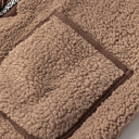  MY DREAM LIFE | Sherpa Contrast Trim Patch Pocket Cartridge Toggle Button Vest