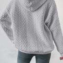  MY DREAM LIFE | Cable Textured Drawstring Hoodie | S-XL