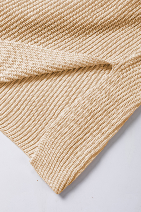 MY DREAM LIFE | Short Sleeve Side Slit Oversized Sweater