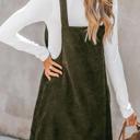  MY DREAM LIFE | Front Pockets Corduroy Overall Dress