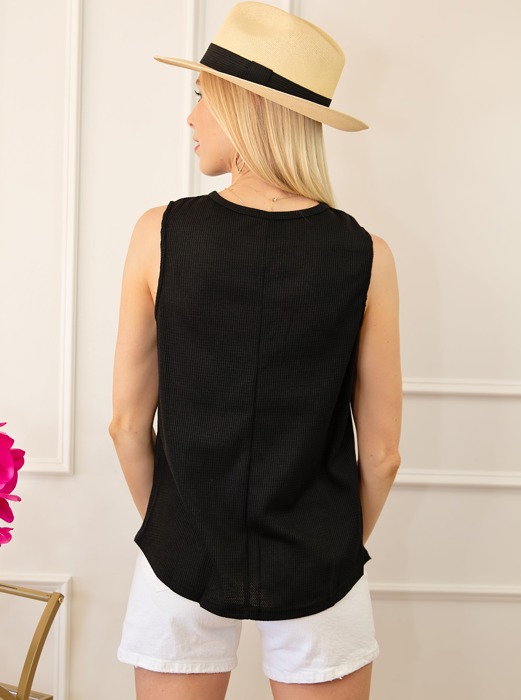 Essential Waffle Tank Top