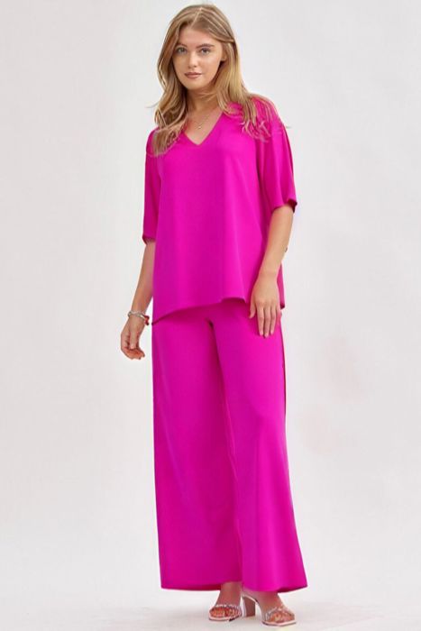 Dear Scarlett Wrinkle Free  Inspired Travel Coastal Two Piece Set | S-3X