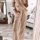  MY DREAM LIFE | Textured Long Sleeve Tops and Pants Lounge Set | S-XXL