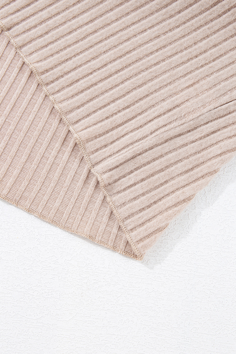Casual Knit Long Sleeve Drop Shoulder Top | S-XL