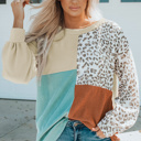  MY DREAM LIFE | Color Block & Patchwork Ribbed Top | S-2XL