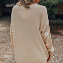  Hello Fall Embroidered Knit Loose Sweater | S-XL