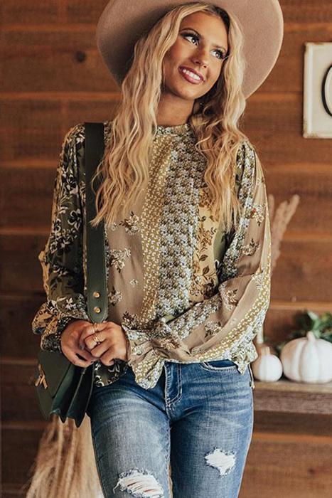 MY DREAM LIFE | Cuff Long Sleeve Blouse