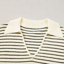  Stripe V-Neck Sweater Vest