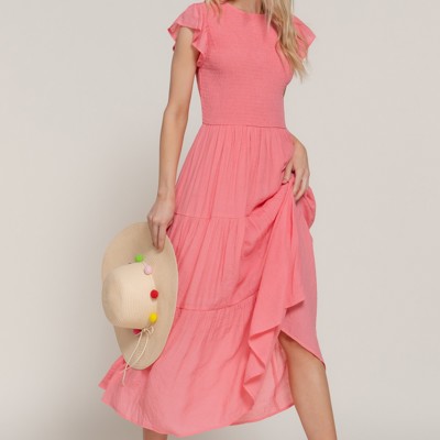 Smock and Flow Tiered Dress