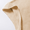  MY DREAM LIFE | Short Sleeve Side Slit Oversized Sweater