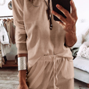  MY DREAM LIFE | Textured Long Sleeve Tops and Pants Lounge Set | S-XXL