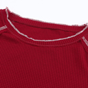  MY DREAM LIFE |Textured Round Neck Long Sleeve Top | Free Shipping