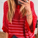  The Draped Slouch 3/4 sleeve Sweater | S-XL